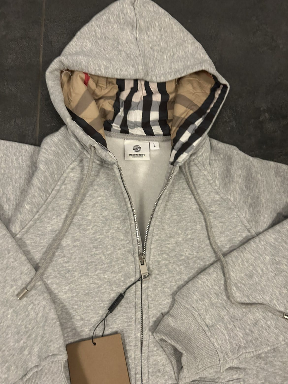 Burberry zip-up hoodie