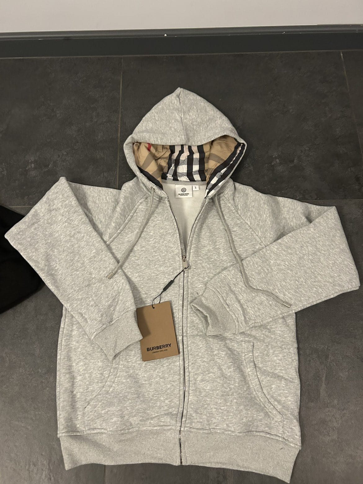 Burberry zip-up hoodie