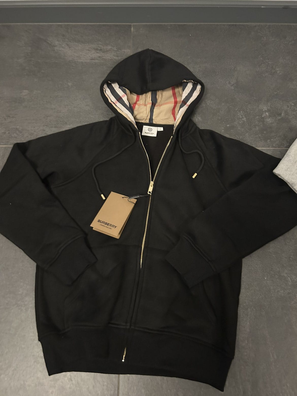 Burberry zip-up hoodie