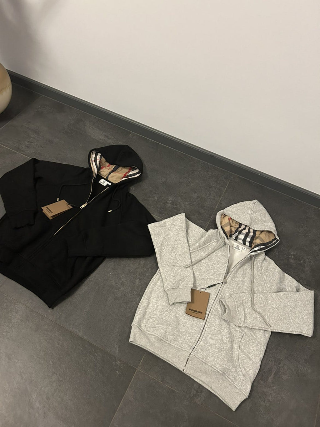 Burberry zip-up hoodie