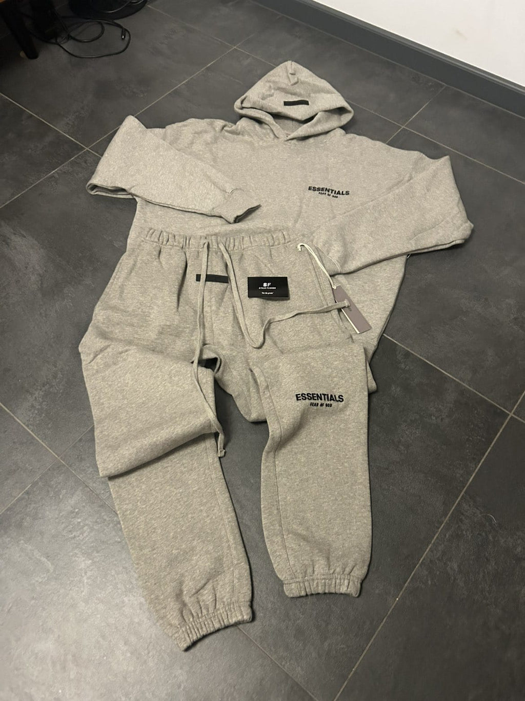 Essentials Tracksuits Grijs en zwart