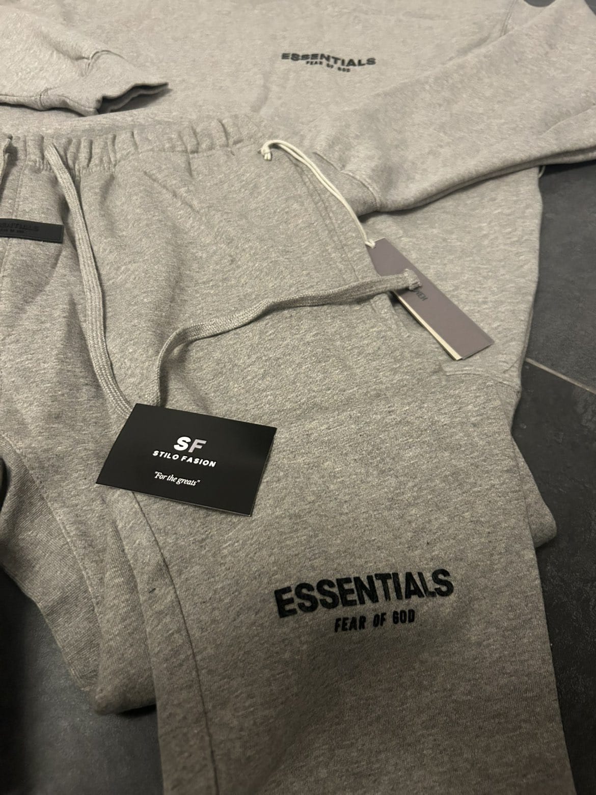 Essentials Tracksuits Grijs en zwart